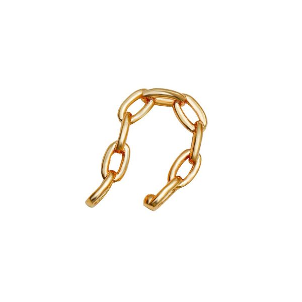 18K Gold-Plated Thin Cable-Chain Ear Cuff Online