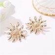 18K Gold-Plated Sunflower Stud Earrings Supply