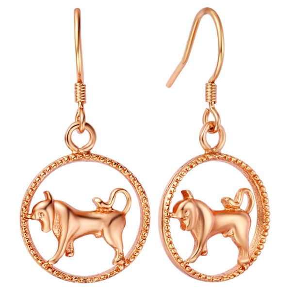 18K Rose Gold-Plated Constellation Drop Earrings For Discount