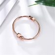 18K Rose Gold-Plated Bead & Cube Cuff on Sale