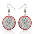 Acrylic & Silver-Plated Pitaya Drop Earrings Discount