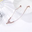 18K Rose Gold-Plated Coin Charm Bead Anklet Online now