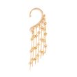 18K Gold-Plated Star Tassel Ear Cuff Hot on Sale