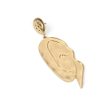 18K Gold-Plated Figural Drop Earring For Discount