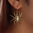 18K Gold-Plated Spider Drop Earrings Sale