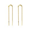 18K Gold-Plated Twine Bar Drop Earrings Discount