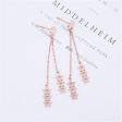 18K Rose Gold-Plated Linking Star Tassel Drop Earrings For Discount