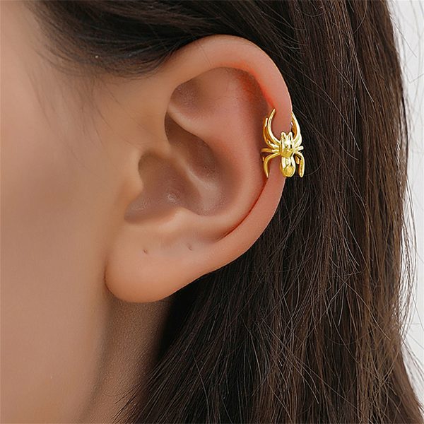 18K Gold-Plated Spider Ear Cuffs Online Hot Sale