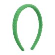 Green Stud-Pattern Hard Headband Supply