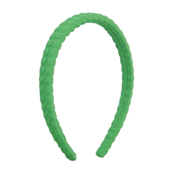 Green Stud-Pattern Hard Headband Supply