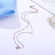 18K Rose Gold-Plated Heart Charm Layer Anklet For Cheap