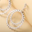 Silver-Plated Gear Drop Earring For Cheap