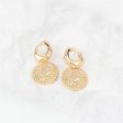 18K Gold-Plated Coin Repoussé Drop Earrings Online Hot Sale