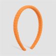 Orange Textured Hard Headband Discount