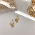 18K Gold-Plated Handbag Drop Earrings Hot on Sale