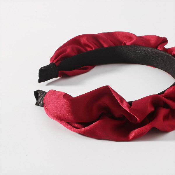 Red Ruffle Hard Headband For Sale