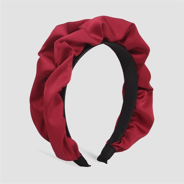 Red Ruffle Hard Headband For Sale