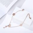 18K Rose Gold-Plated Calabash & Coin Charm Anklet Online Hot Sale