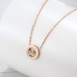 18K Rose Gold-Plated Crown Pendant Necklace Discount