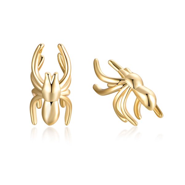 18K Gold-Plated Spider Ear Cuffs Online Hot Sale