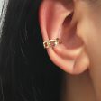 18K Gold-Plated Curb Chain Ear Cuff Supply