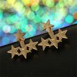 18K Gold-Plated Star Ear Jackets Cheap