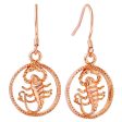 18K Rose Gold-Plated Constellation Drop Earrings For Discount