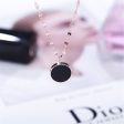 Black Shell & 18K Rose Gold-Plated Round Pendant Necklace Online Hot Sale