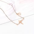 18K Rose Gold-Plated Electrocardiogram & Heart Anklet Cheap