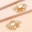 18K Gold-Plated Petals Stud Earrings Cheap