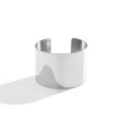 Silver-Plated Wide Wrap Cuff Cheap