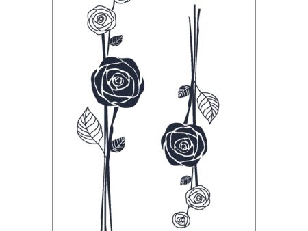 Black Rose Temporary Tattoo Set - 5 Pcs Sale