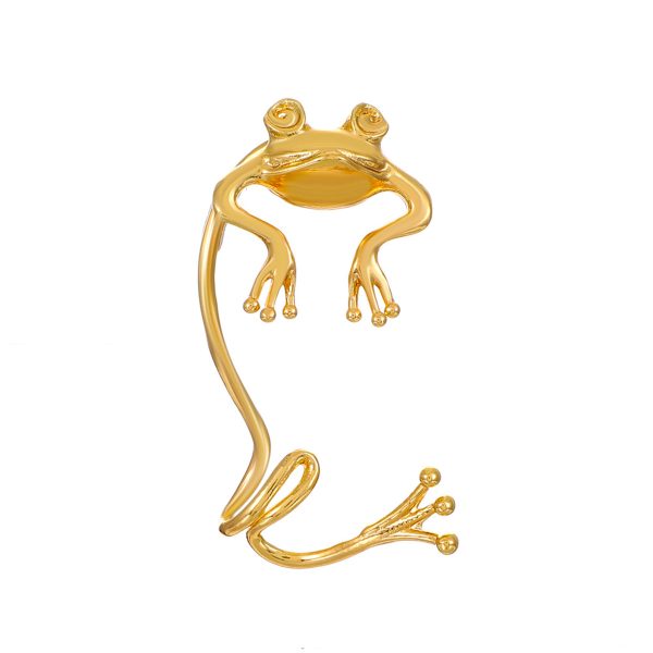 18K Gold-Plated Frog Ear Cuff Hot on Sale