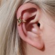 18K Gold-Plated Musical Note Ear Cuff For Cheap