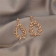 18K Gold-Plated Botanical Wreath Drop Earrings Discount