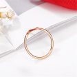 18K Rose Gold-Plated Heartbeat Band Discount