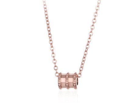 18K Rose Gold-Plated Coil Pendant Necklace Online Hot Sale