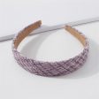 Purple & Lavender Plaid Hard Headband Online