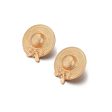 18K Gold-Plated Sunhat Stud Earrings Hot on Sale