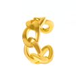 18K Gold-Plated Curb Chain Ear Cuff Supply