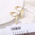 18K Gold-Plated  Love  Key Drop Earrings Hot on Sale