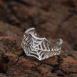 Silver-Plated Web Adjustable Ring Hot on Sale