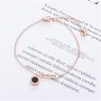 18K Rose Gold-Plated & Arylic  Buigabi  Anklet Cheap