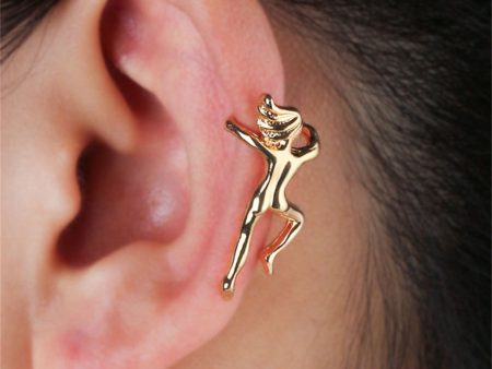 18K Gold-Plated Figure Ear Cuff Discount