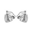 Silver-Plated Horse Head Stud Earrings Hot on Sale