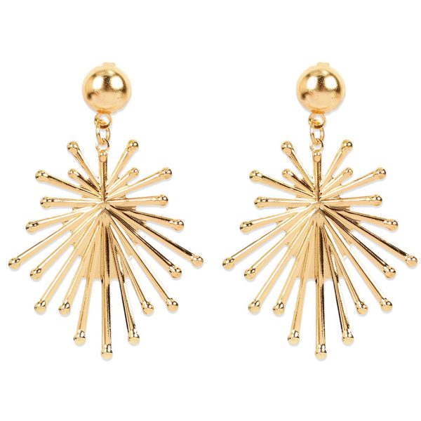 18K Gold-Plated Sun Drop Earrings Hot on Sale