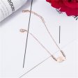 18K Rose Gold-Plated Frosted Fish & Bead Anklet Cheap