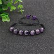 Amethyst & Lapis Beaded Stretch Bracelet Sale