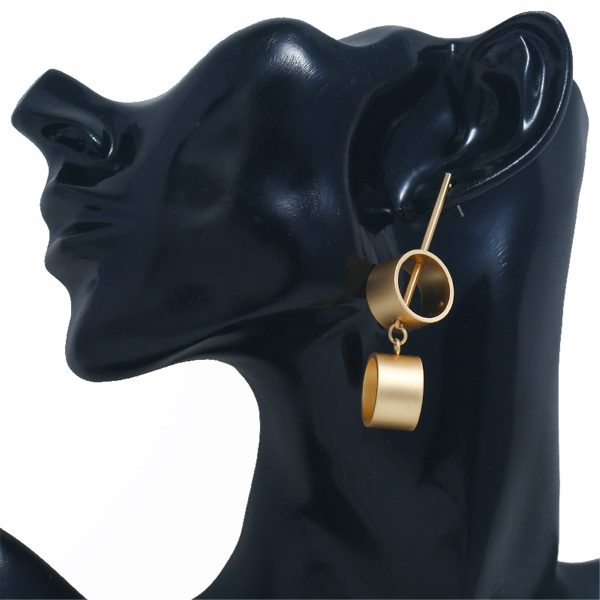 18K Gold-Plated Link Drop Earrings Supply