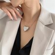 Silver-Plated Heart Pendant Necklace Discount